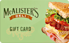 McAlister's Deli Gift Card Balance - Check Gift Card Balance Online