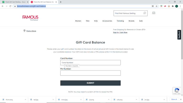 Famous Footwear Gift Card Balance - Check Gift Card Balance Online